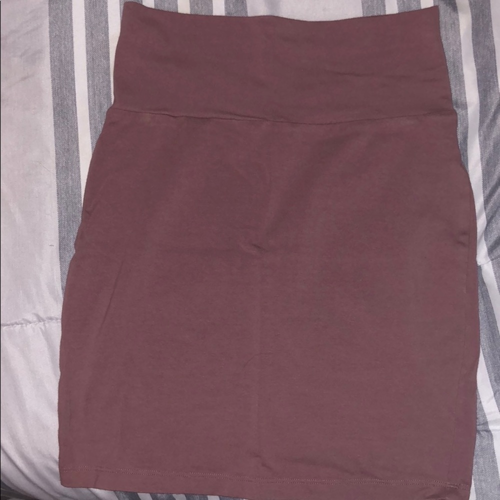 Mauve Mini Skirt